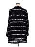 Como Vintage 100% Rayon Stripes Black 3/4 Sleeve Blouse Size 3X - photo 2