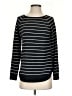 Staccato Stripes Black Pullover Sweater Size S - photo 1