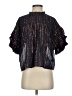 Ulla Johnson Black Short Sleeve Blouse Size 4 - photo 1