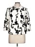 Lena Gabrielle 100% Cotton Print Ivory Jacket Size 12 - photo 1