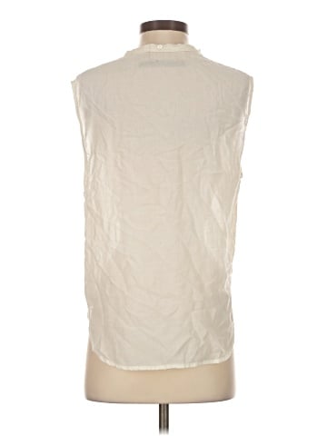Enza Costa Sleeveless Button-Down Shirt (view 2)