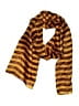 Unbranded Stripes Brown Scarf One size - photo 1