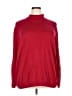 Fashion Bug 100% Cotton Solid Red Turtleneck Sweater Size 4X - photo 1