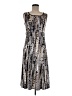 Studio 1 Metallic Silver Cocktail Dress Size 6 - photo 1