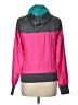 Nike 100% Acetate Color Block Pink Track Jacket Size L - photo 2