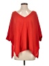 Minnie Rose 100% Cashmere Red Poncho Size XS - photo 1