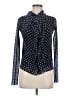 FUZZI 100% Nylon Blue Cardigan Size M - photo 1