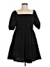 Angashion Solid Black Casual Dress Size M - photo 1