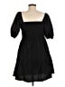 Angashion Solid Black Casual Dress Size M - photo 2