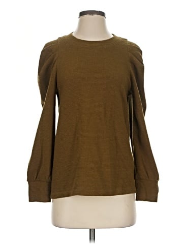 Madewell Pleated Statement-Sleeve Top (view 1)