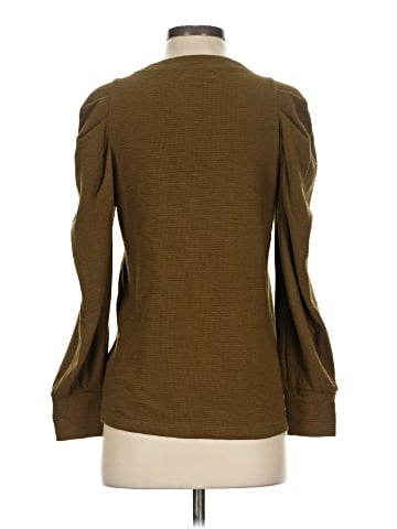 Madewell Pleated Statement-Sleeve Top (view 2)