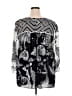 Rose + Olive 100% Polyester Black 3/4 Sleeve Blouse Size 3X - photo 2