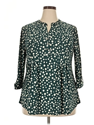 Roz & Ali 3/4 Sleeve Blouse (view 1)
