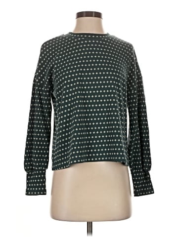 Madewell Floral Jacquard Puff-Sleeve Top (view 1)