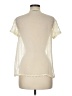 Potter's Pot 100% Polyester Ivory Short Sleeve Blouse Size M - photo 2