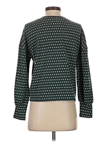 Madewell Floral Jacquard Puff-Sleeve Top (view 2)