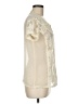 Potter's Pot 100% Polyester Ivory Short Sleeve Blouse Size M - photo 4