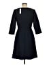 J.Crew Chevron-herringbone Black Cocktail Dress Size 6 - photo 2