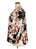 Elementz Floral Ivory 3/4 Sleeve Blouse Size 2X - photo 5