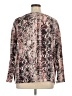 Fever Brown Long Sleeve Blouse Size 1X - photo 2