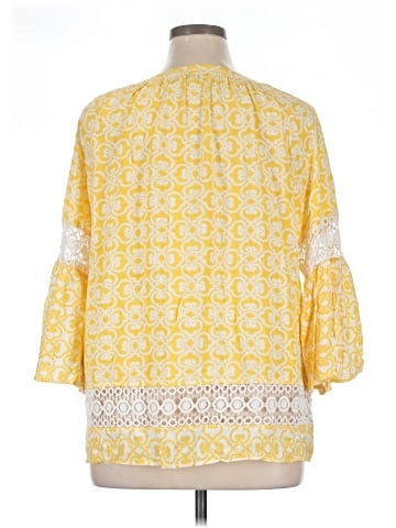 Crown & Ivy 3/4 Sleeve Blouse (view 2)
