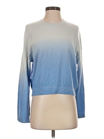 Madewell Cashmere Boxy Sweater in Dip Dye (view 1)