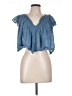 FP One 100% Cotton Blue Sleeveless Blouse Size L (estimated) - photo 1