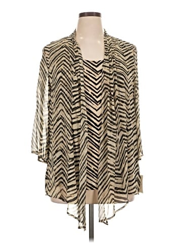 JM Collection 3/4 Sleeve Blouse (view 1)