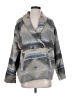 Aura 100% Polyester Chevron-herringbone Gray Blazer Size M - photo 1