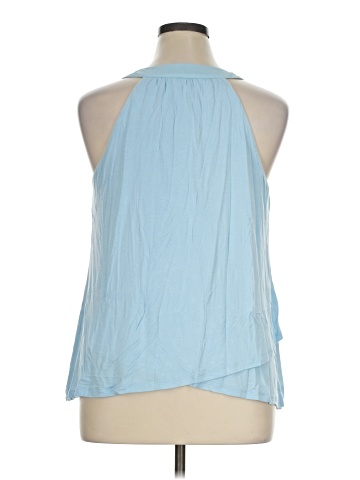 Kaari Blue Sleeveless Blouse (view 2)