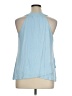 Kaari Blue 100% Polyester Blue Sleeveless Blouse Size XL - photo 2