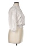 Monteau Polka Dots Ivory 3/4 Sleeve Blouse Size XL - photo 4