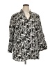 Deane and White 100% Linen Black Kimono Size 1X - photo 1