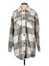 Love Tree 100% Polyester Plaid Gray Coat Size S - photo 1