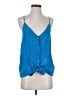 Bebe Blue Sleeveless Blouse Size M - photo 1