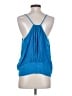 Bebe Blue Sleeveless Blouse Size M - photo 2