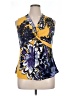 Tahari Yellow Sleeveless Blouse Size 0X - photo 1