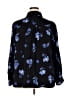 Daniel Rainn 100% Polyester Floral Black Long Sleeve Blouse Size 3X - photo 2