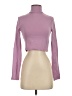 Rosio Purple Long Sleeve Turtleneck Size S - photo 1