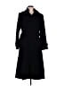 Burberry 100% Wool Black Wool Coat Size 10 - photo 1