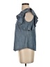 J.Crew 100% Cotton Blue Short Sleeve Top Size 0 (petite) - photo 5