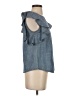 J.Crew 100% Cotton Blue Short Sleeve Top Size 0 (petite) - photo 4