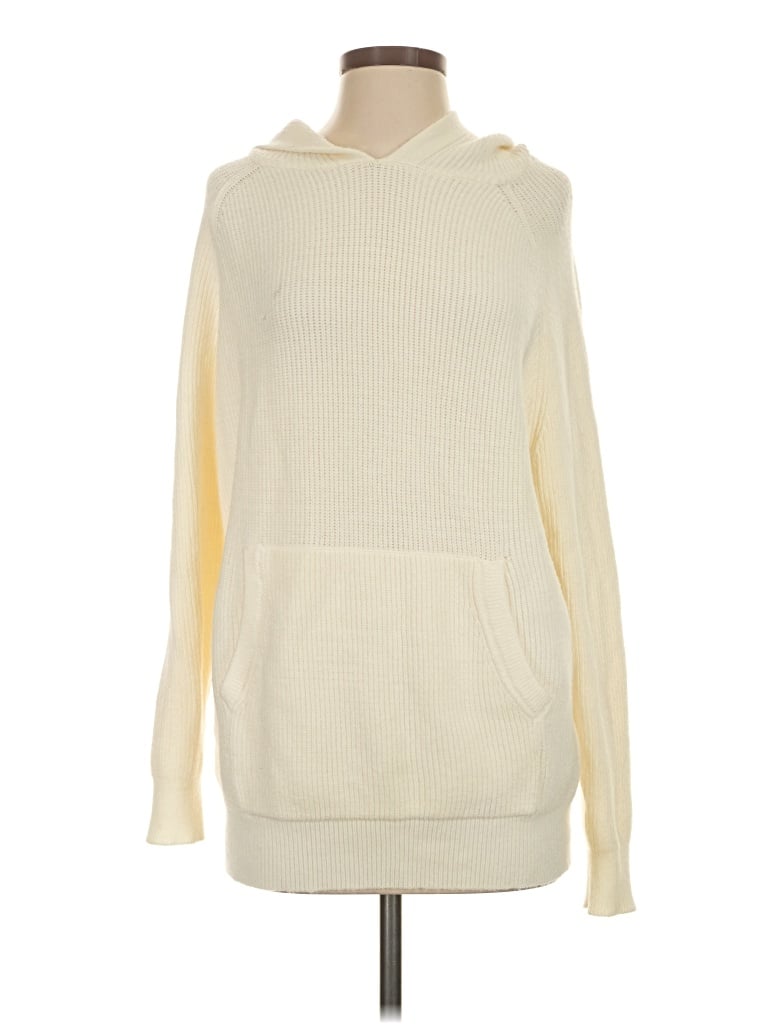 Pre-owned Hippie Rose Pullover Sweater In Ivory
