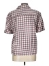 Westbound 100% Cotton Checkered-gingham Pink Short Sleeve Button-Down Shirt Size L - photo 2