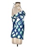 Charlotte Russe 100% Polyester Blue Sleeveless Blouse Size S - photo 4