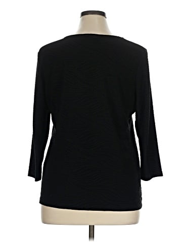 JM Collection 3/4 Sleeve Top (view 2)