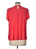 Dolan 100% Polyester Red Short Sleeve Blouse Size L - photo 2