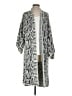 Akemi + Kin Paisley Gray Coat Size S - photo 1