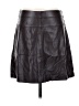 Max Studio 100% Polyester Black Faux Leather Skirt Size M - photo 1