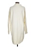 Bobi 100% Cotton Ivory Turtleneck Sweater Size M - photo 2